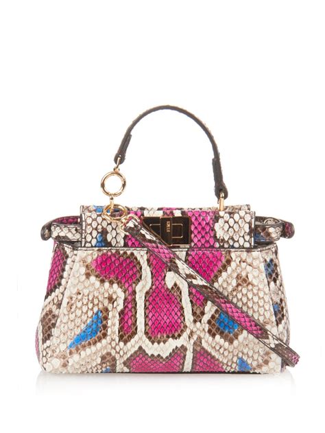 fendi peekaboo micro python|fendi peekaboo x lite.